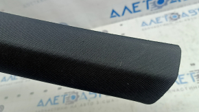 Upper left front pillar trim for Audi A6 C8 19-23, dark gray, under the deflector, worn