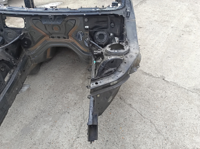 Front left quarter panel for BMW X3 F25 11-17 with eyelash, on the body, black
