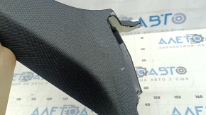 Audi A6 C8 19-23 front pillar trim, upper right, dark gray, under the deflector, worn