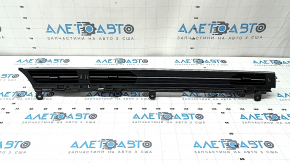 Right front panel trim with deflectors for Audi A6 C8 19-25, black, 4-zone AC