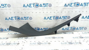 Inner rear left door sill trim for Audi A6 C8 19-21, dark gray, scratches, worn