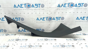 Audi A6 C8 19-21 inner rear right door sill trim, dark gray, worn