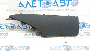 Rear pillar trim behind the left window, Audi A6 C8 19-23, dark gray, worn