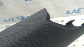 Rear pillar trim behind the left window, Audi A6 C8 19-23, dark gray, worn