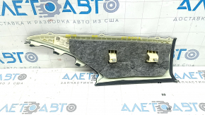 Right rear pillar trim behind the window, Audi A6 C8 19-23, dark gray, worn