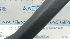 Inner front left door sill trim for Audi A6 C8 19-21, dark gray, scratches, worn