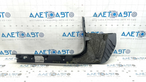 Inner front right door sill trim for Audi A6 C8 19-21, dark gray, scratches, worn