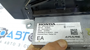 Honda Accord 23-inch monitor, display, navigation, scratches, air leak under the screen
