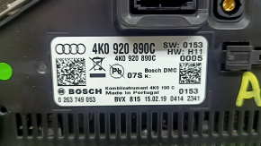 Audi A6 C8 instrument cluster 19-25 km/h, mph, 169k, scratches