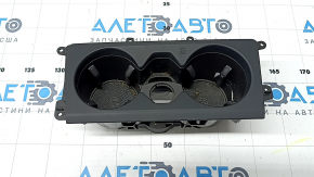 Audi A6 C8 19-25 center console cup holders, black, for cleaning