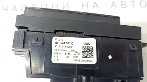 Audi A6 C8 19-24 headlight control with touch and push buttons