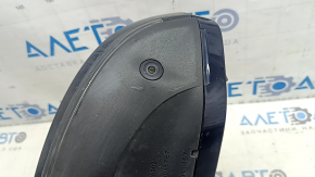 Left side mirror assembly for Audi A6 C8 19-25, turn signal, heated, auto-dimming, auto-folding, camera, BSM, 15+2 pins, silver