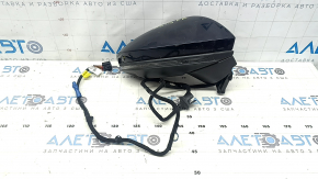 Right side mirror assembly for Audi A6 C8 19-25, turn signal, heated, auto-dimming, auto-folding, camera, BSM, 15+2 pins, silver