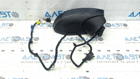 Right side mirror assembly for Audi A6 C8 19-25, turn signal, heated, auto-dimming, auto-folding, camera, BSM, 15+2 pins, silver