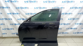 Front left door assembly for Honda Accord 2023-2024 keyless, black NH731P, scratches, sand, dried out seal, glued