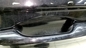 Front left door assembly for Honda Accord 2023-2024 keyless, black NH731P, scratches, sand, dried out seal, glued