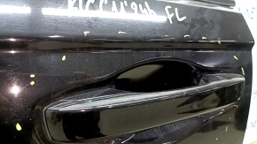 Front left door assembly for Honda Accord 2023-2024 keyless, black NH731P, scratches, sand, dried out seal, glued