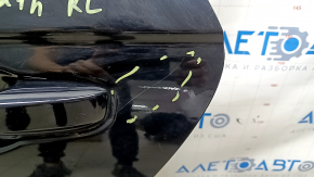Rear left door assembly for Honda Accord 23-24, black, NH731P, scratches, glued on