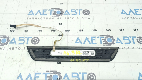 Audi A6 C8 19-25 black outer rear left door sill with chrome insert and backlight, scratches