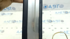 Audi A6 C8 19-25 black outer rear left door sill with chrome insert and backlight, scratches