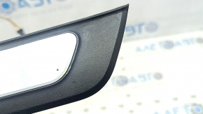 Audi A6 C8 19-25 black outer rear right door sill with chrome insert and backlight, scratches