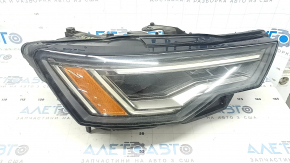 Right front headlight assembly for the Audi A6 C8 19-24 LED, Matrix beam with seal, polishable