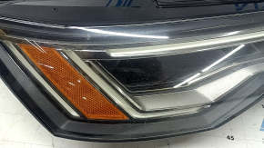Right front headlight assembly for the Audi A6 C8 19-24 LED, Matrix beam with seal, polishable