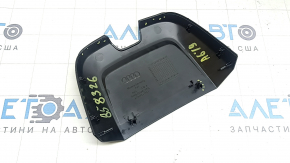 The interior mirror cover for the Audi A6 C8 19-25 is black, worn, the mount is broken, the seal is peeling off