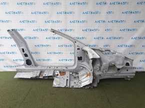 Tesla Model 3 18 front left quarter panel - on the body, iron panel, white