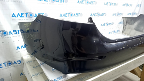 Bare rear bumper for a 2023-2024 Honda Accord without parking sensors, black NH731P, scratches, scuffs