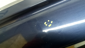 Front left wing Audi A6 C8 19-24 aluminum, blue LX5B, dented, bumps, broken bracket