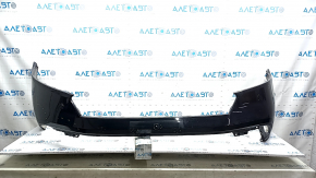 Bare front bumper for a 2023-2024 Honda Accord without parking sensors, black NH731P, scratches, abrasions, broken fasteners