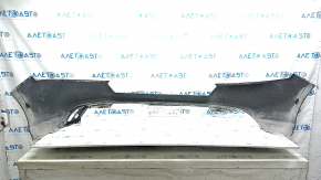 Bare front bumper for a 2023-2024 Honda Accord without parking sensors, black NH731P, scratches, abrasions, broken fasteners