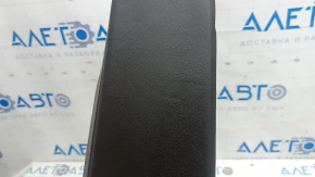 Side panel of the 2nd row of seats, left, Audi A6 C8 19-25, brown leather, wrinkled, worn