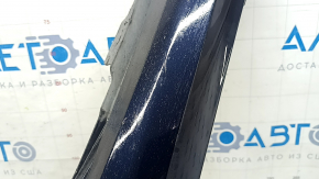 Left threshold Audi A6 C8 19-25 S-Line, blue LX5B, scratches, worn