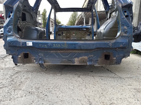 VW Tiguan 18-24 rear panel, 2 parts, on the body, blue
