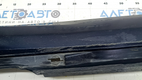 Right threshold Audi A6 C8 19-25 S-Line, blue LX5B, scratches, worn