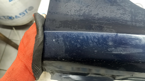 Right threshold Audi A6 C8 19-25 S-Line, blue LX5B, scratches, worn