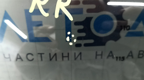 Rear right door glass Audi A6 C8 19-24 sand