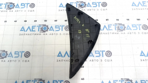 Right side dashboard trim for Hyundai Sonata 15-17, black, scratched, broken mount