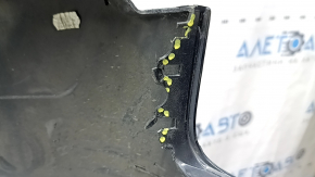 Bare rear bumper for Audi A6 C8 19-25 with parking sensors and park assist, S-line, with antenna, blue, torn, dented, scratches, cracks, broken fasteners