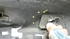 Bare rear bumper for Audi A6 C8 19-25 with parking sensors and park assist, S-line, with antenna, blue, torn, dented, scratches, cracks, broken fasteners