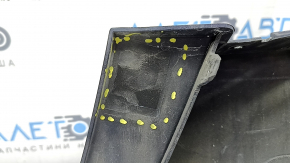 Bare rear bumper for Audi A6 C8 19-25 with parking sensors and park assist, S-line, with antenna, blue, torn, dented, scratches, cracks, broken fasteners