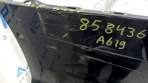 Bare rear bumper for Audi A6 C8 19-25 with parking sensors and park assist, S-line, with antenna, blue, torn, dented, scratches, cracks, broken fasteners