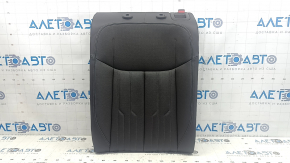 Rear seat backrest, 2nd row, left, Audi A6 C8 19-20, brown leather, Comfort, wrinkled