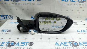 Right side mirror assembly for Honda Accord 23-5, 5-pin, heated, BSM, black, scratches