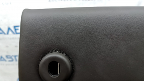 Rear seat backrest, 2nd row, center, Audi A6 C8 19-20, brown leather, Comfort, dented, scratches