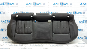 Rear seat cushion, 2nd row, Audi A6 C8 19-20, brown leather, Comfort, wrinkled, scratches