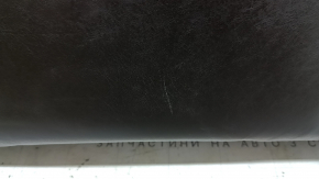Rear seat cushion, 2nd row, Audi A6 C8 19-20, brown leather, Comfort, wrinkled, scratches
