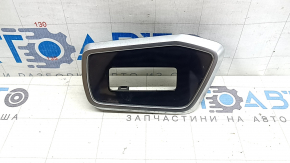 Left front panel trim for Audi A6 C8 19-24, gloss black, chrome, broken mount, scratches